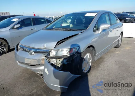 2006 Honda Civic Hybrid z USA, uszkodzony, nr VIN JHMFA36246S025559